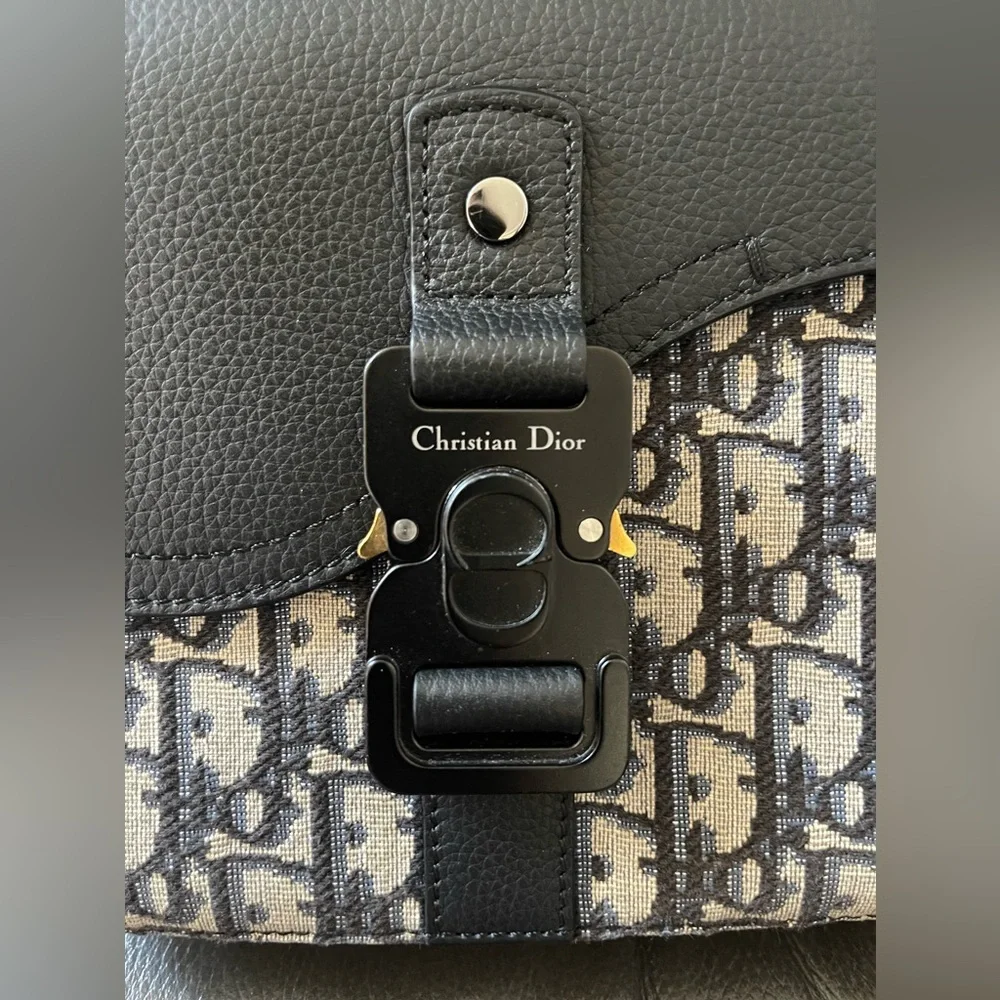 Dior Small Saddle Messenger Bag with Flap